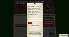 Desktop Screenshot of carpfishingsecrets.com